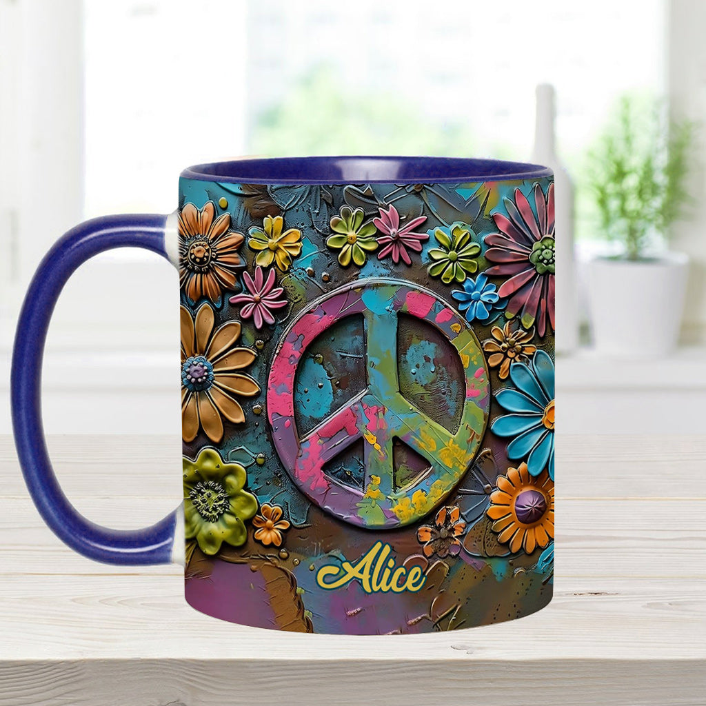 Hippie Soul - Personalized Hippie Accent Mug