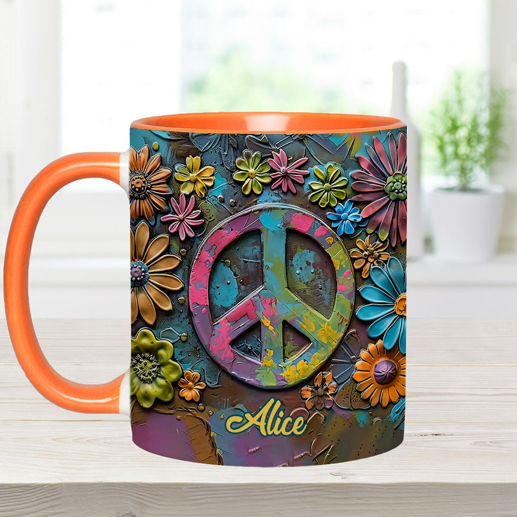 Hippie Soul - Personalized Hippie Accent Mug