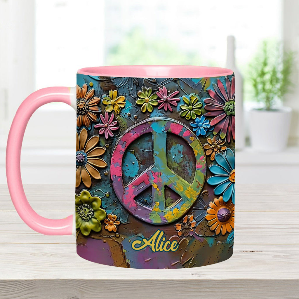 Hippie Soul - Personalized Hippie Accent Mug
