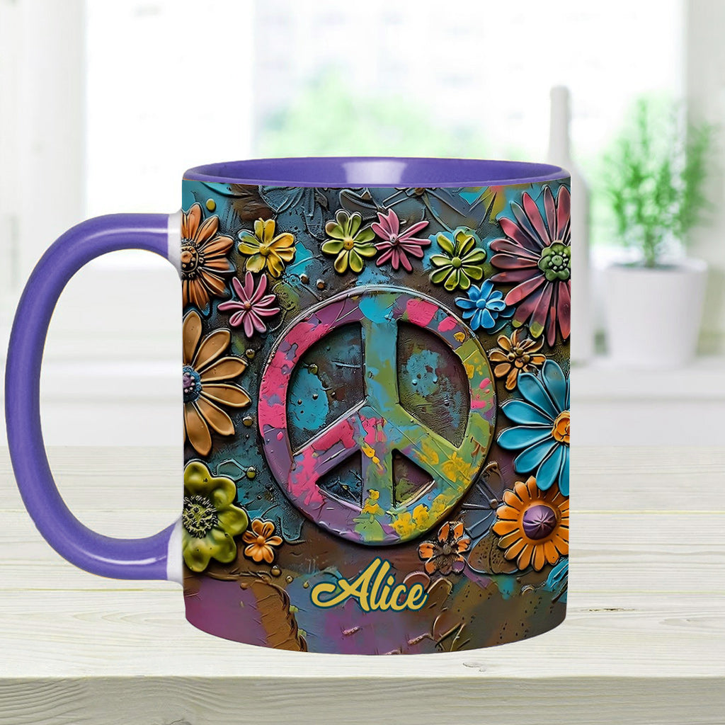 Hippie Soul - Personalized Hippie Accent Mug