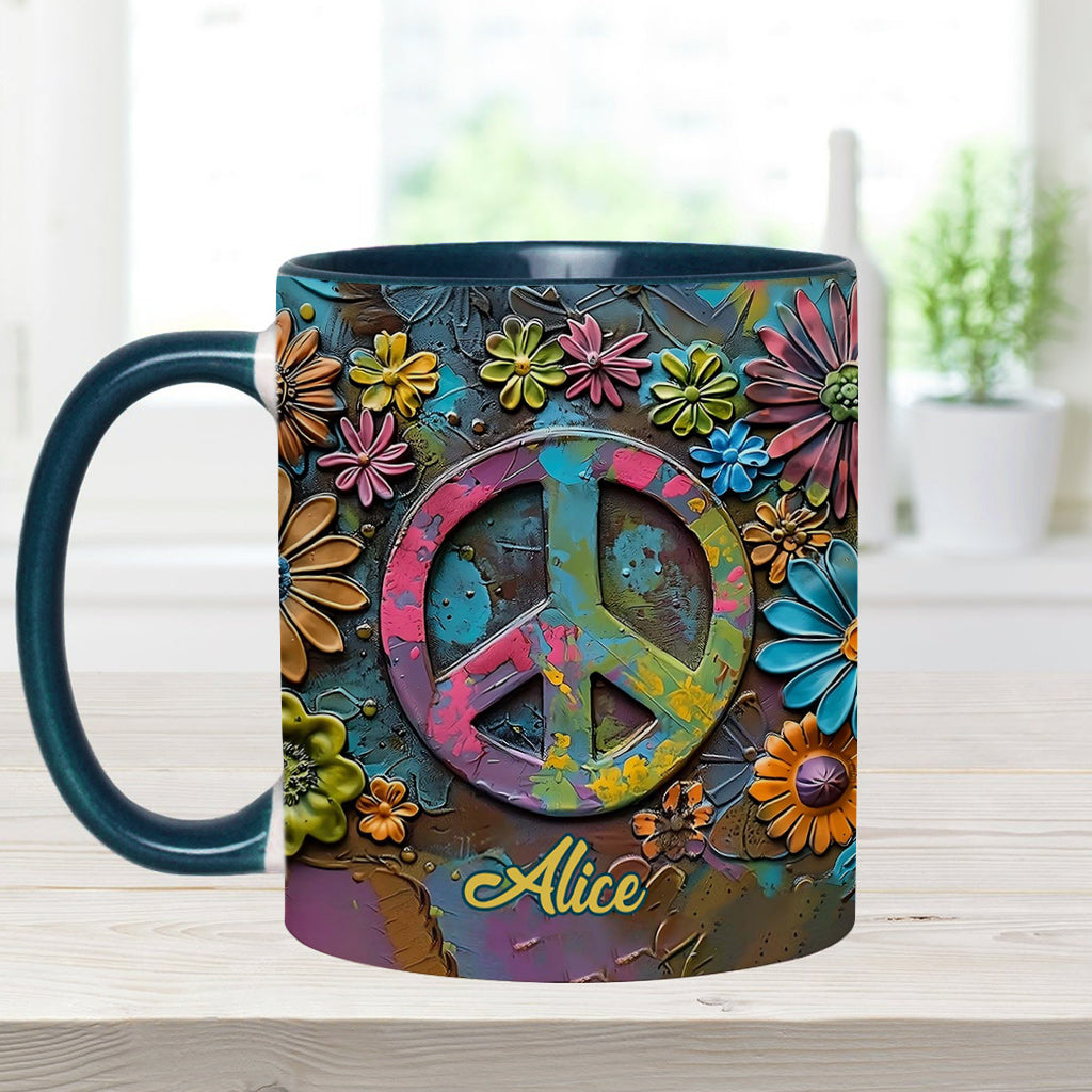 Hippie Soul - Personalized Hippie Accent Mug