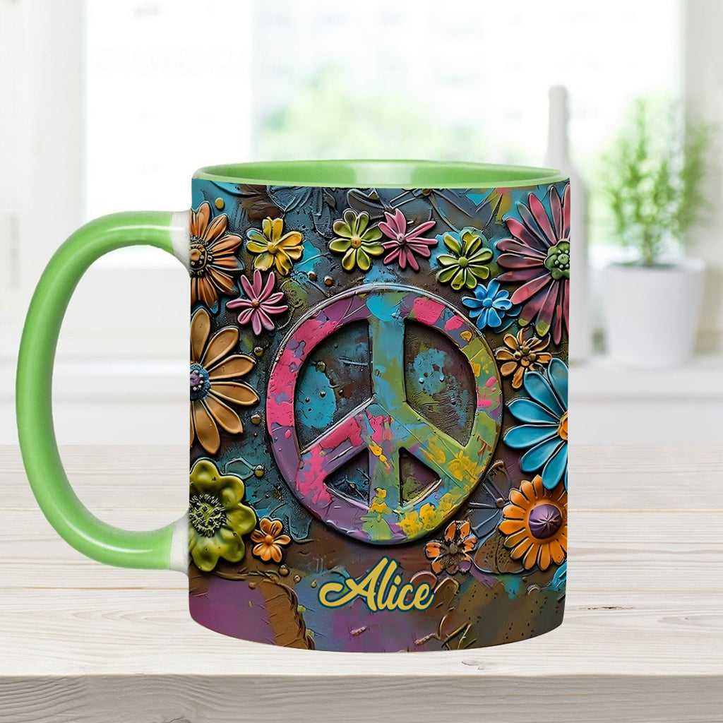Hippie Soul - Personalized Hippie Accent Mug