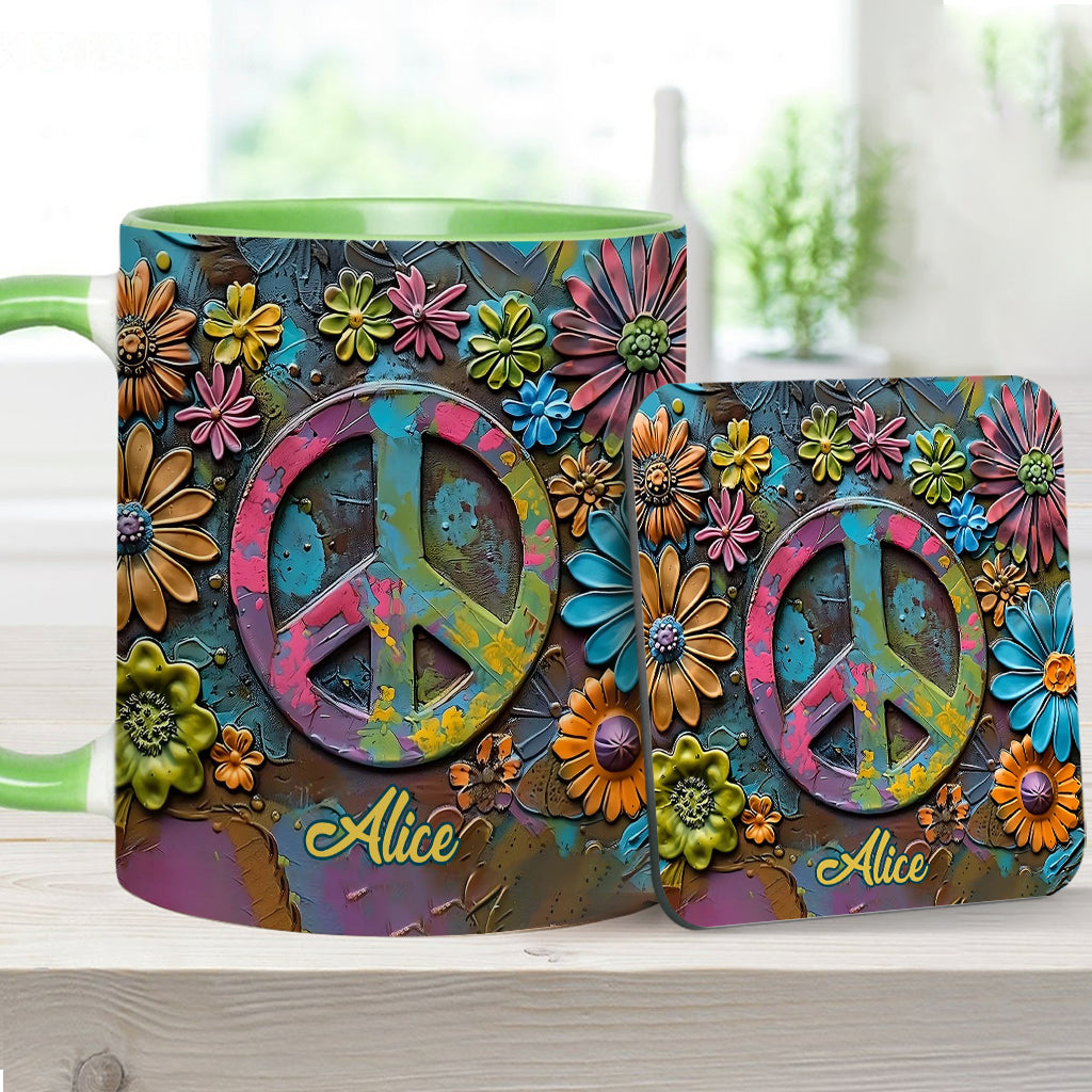 Hippie Soul - Personalized Hippie Accent Mug