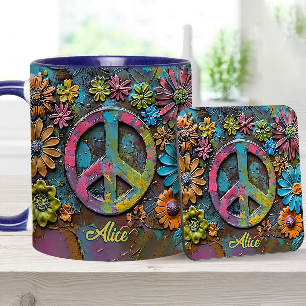 Hippie Soul - Personalized Hippie Accent Mug