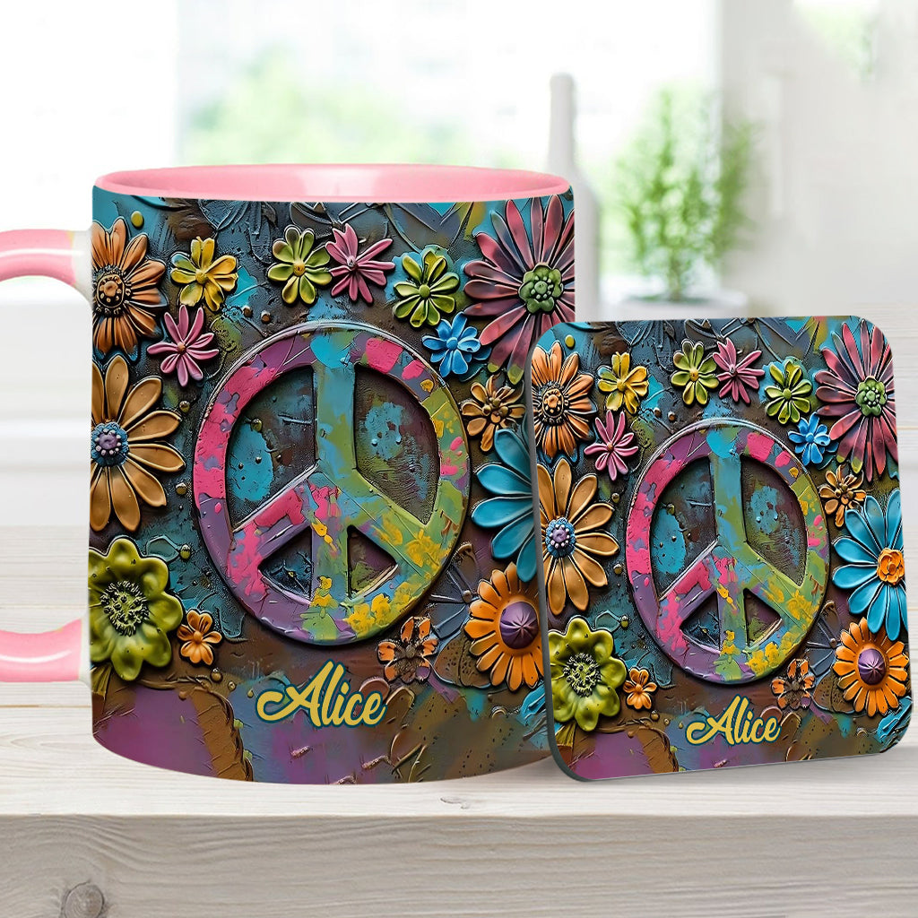 Hippie Soul - Personalized Hippie Accent Mug