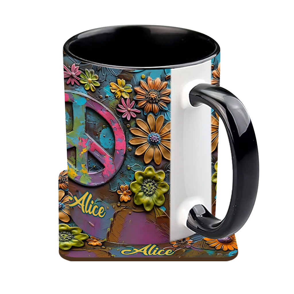 Hippie Soul - Personalized Hippie Accent Mug