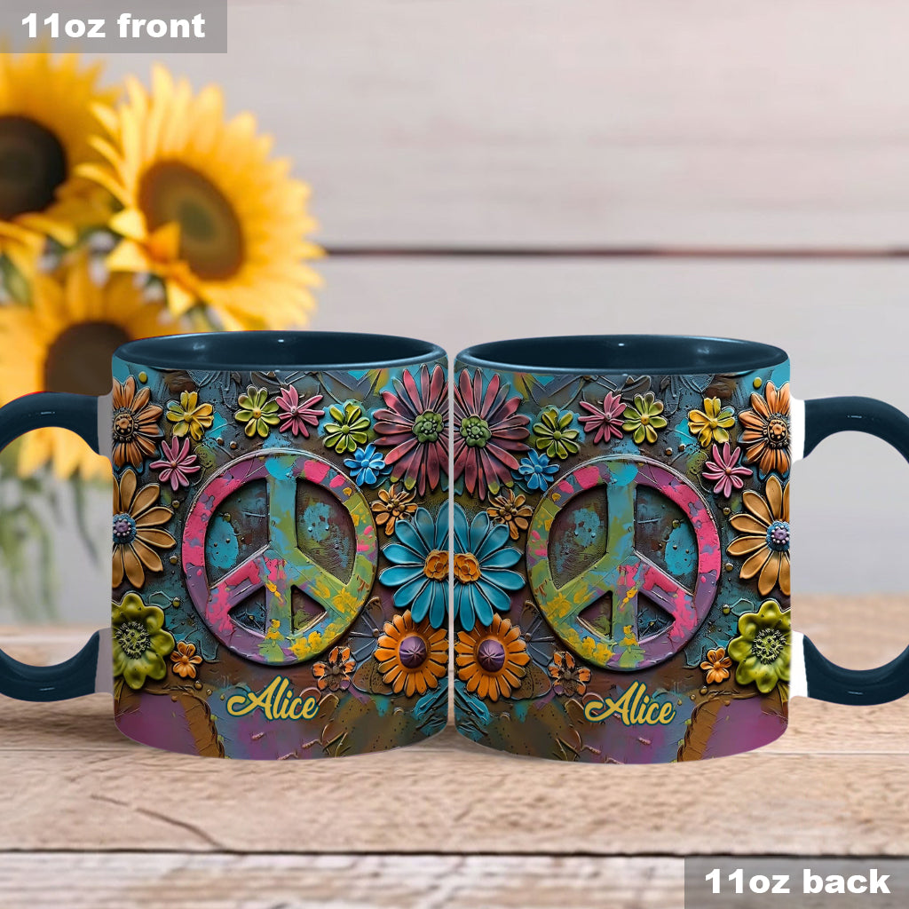 Hippie Soul - Personalized Hippie Accent Mug