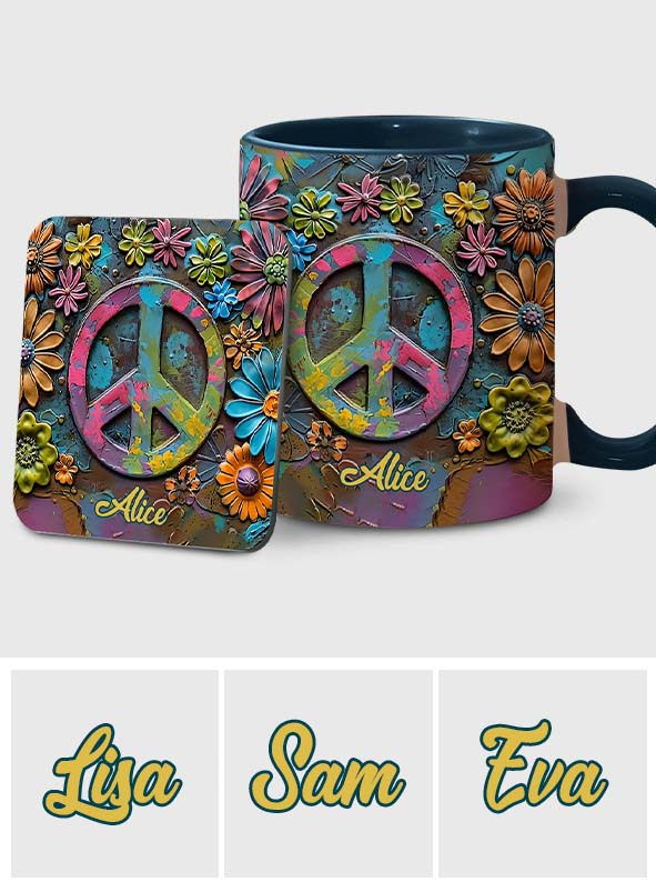 Hippie Soul - Personalized Hippie Accent Mug