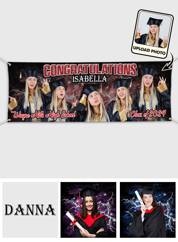 Congratulation - Personalized Graduation Banner
