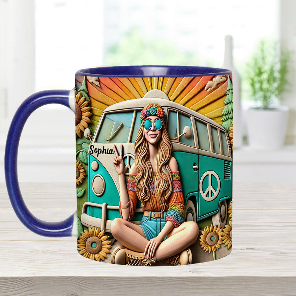 Hippie Soul - Personalized Hippie Accent Mug