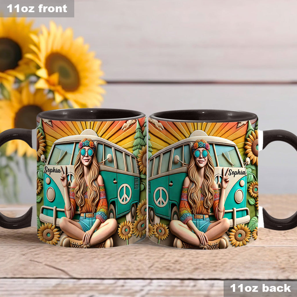 Hippie Soul - Personalized Hippie Accent Mug