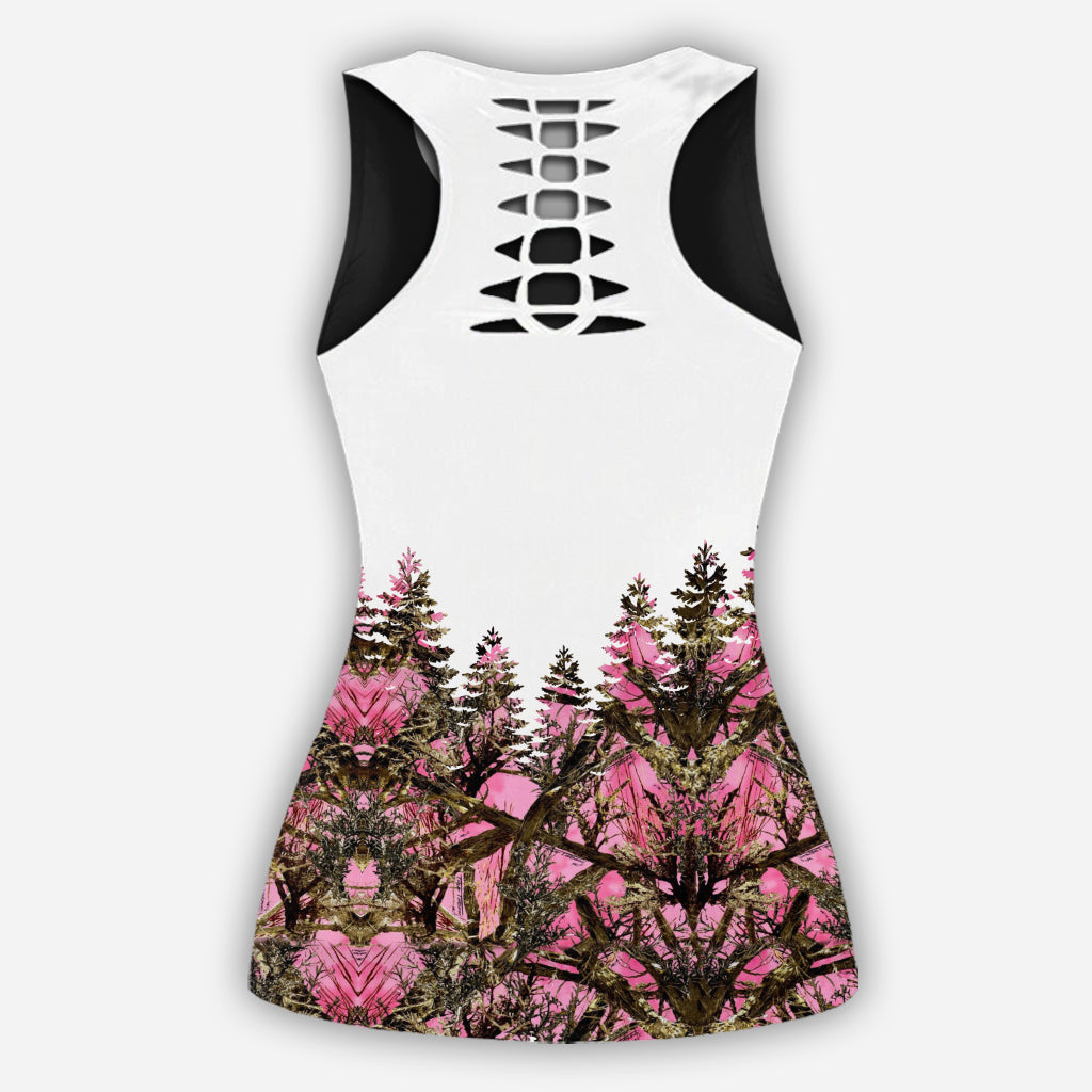 Country Girl - Personalized Hunting Hollow Tank Top and Leggings