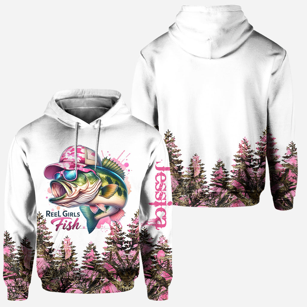 Reel Girl - Personalized Fishing Hoodie and Leggings