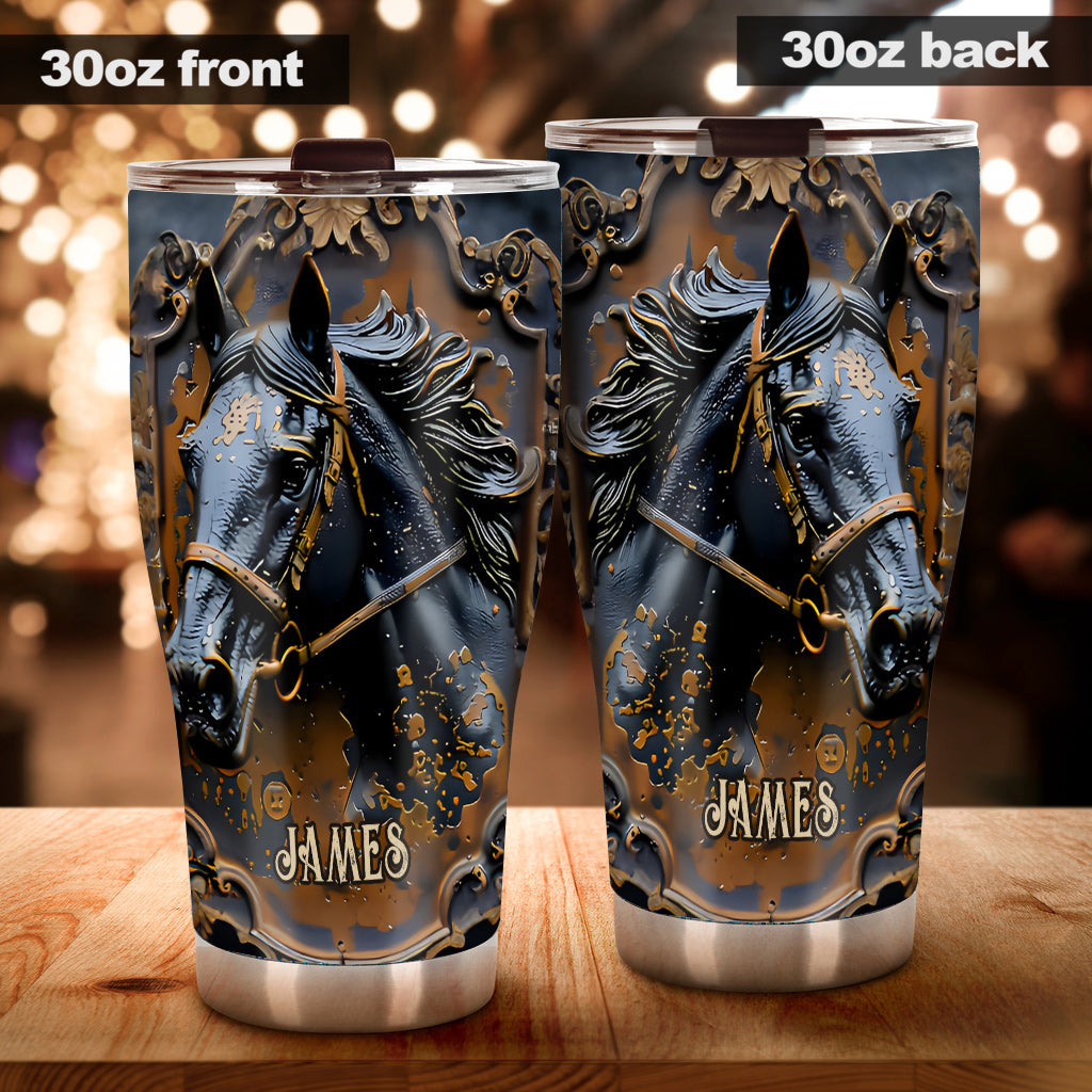 Beautiful Horse - Personalized Horse Tumbler