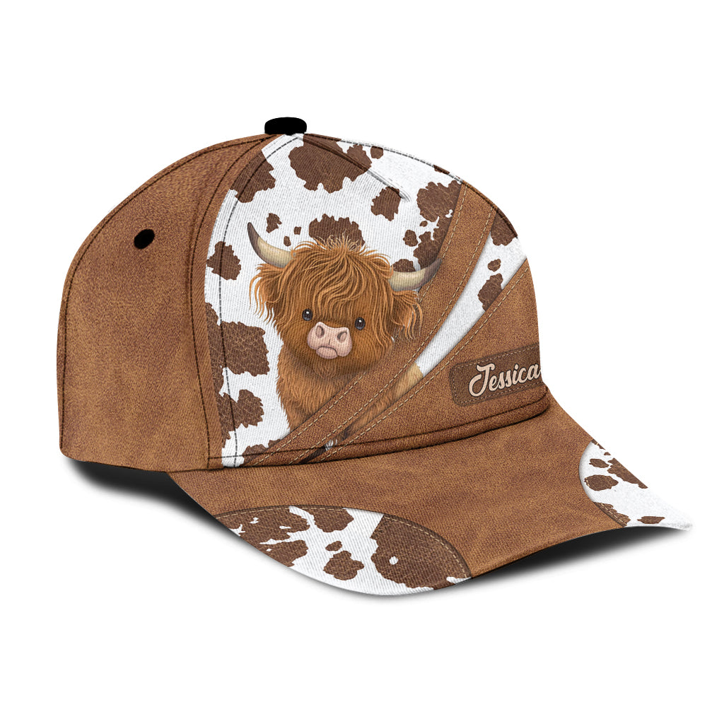 Just A Girl Who Loves Highland Cows - Personalized Classic Cap