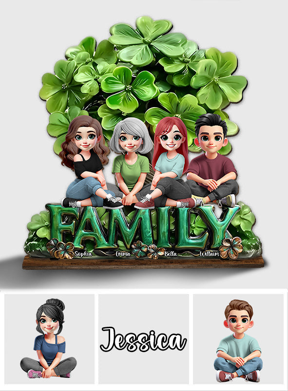 Happy St. Patrick's Day - Personalized Saint Patrick's Day 1 Layered Big Freestanding