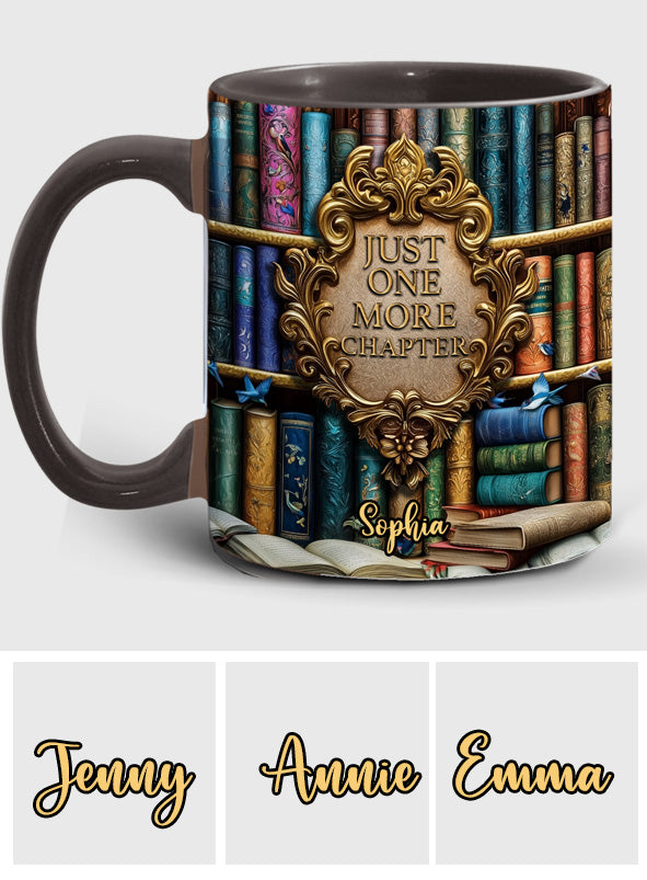 Just One More Chapter - Personalized Book Accent Mug
