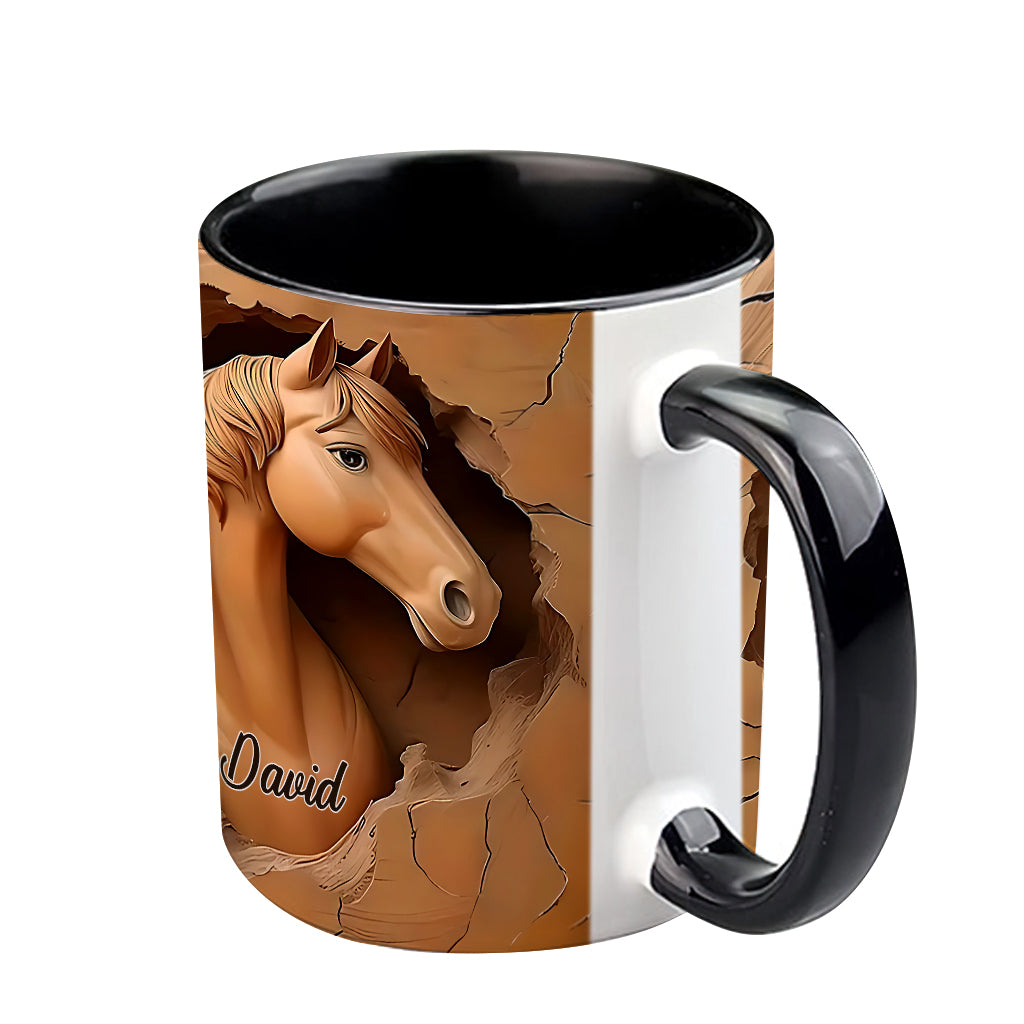 Love Horse - Personalized Horse Accent Mug