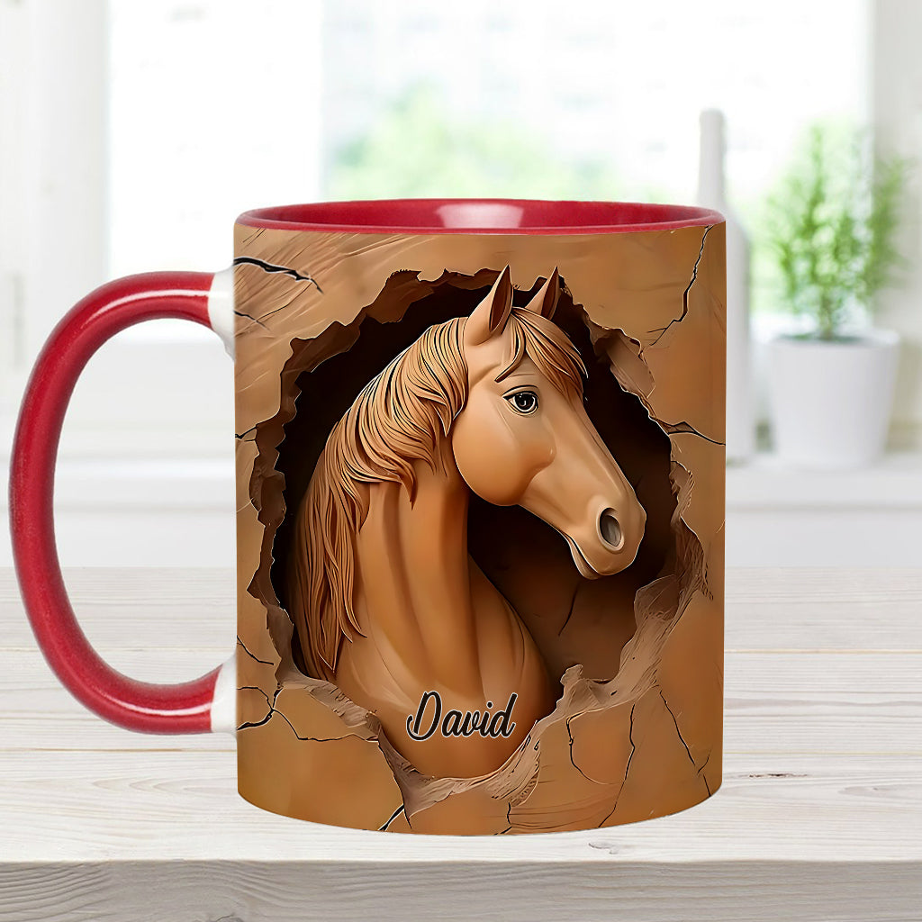 Love Horse - Personalized Horse Accent Mug