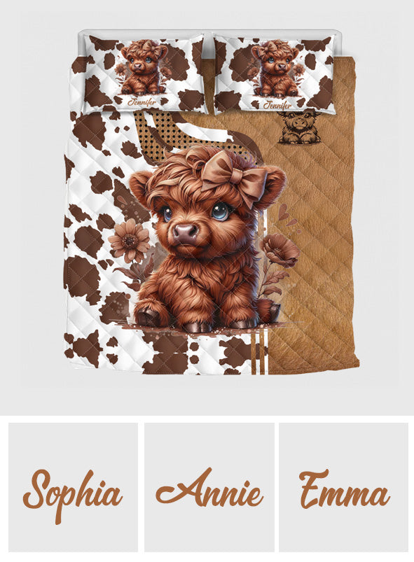 Ensemble de courtepointe personnalisé Sweetie