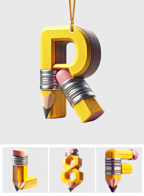 Merry Christmas - Personalized Teacher Ornament