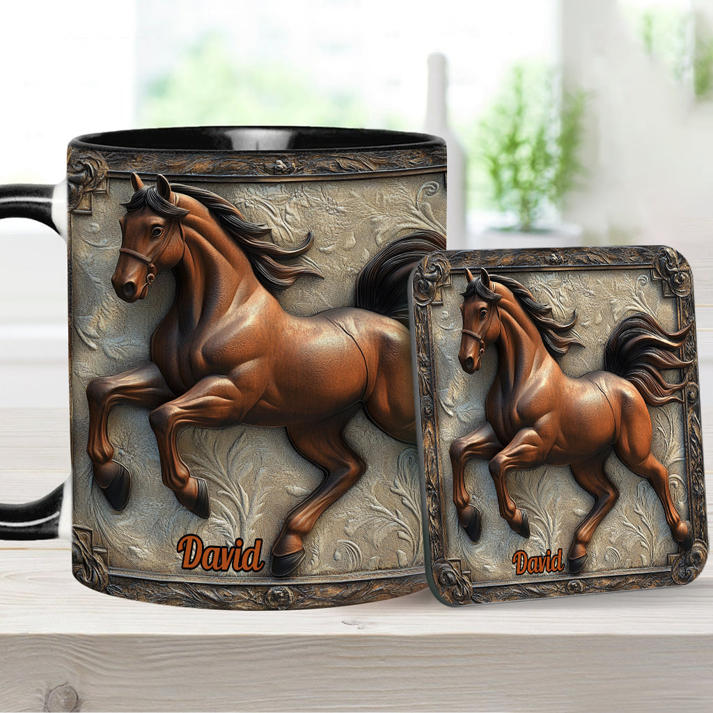 Cool Horse - Personalized Horse Accent Mug