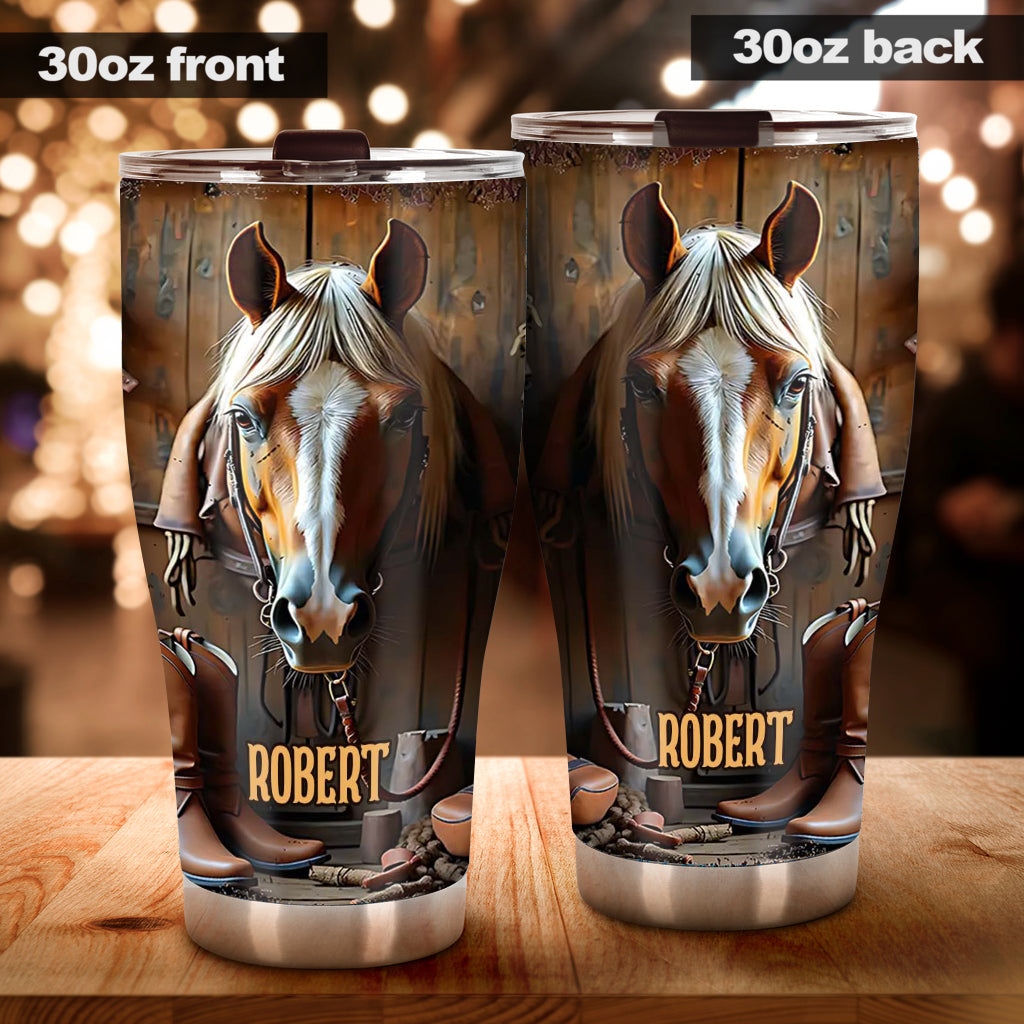 Love Horse - Personalized Horse Tumbler