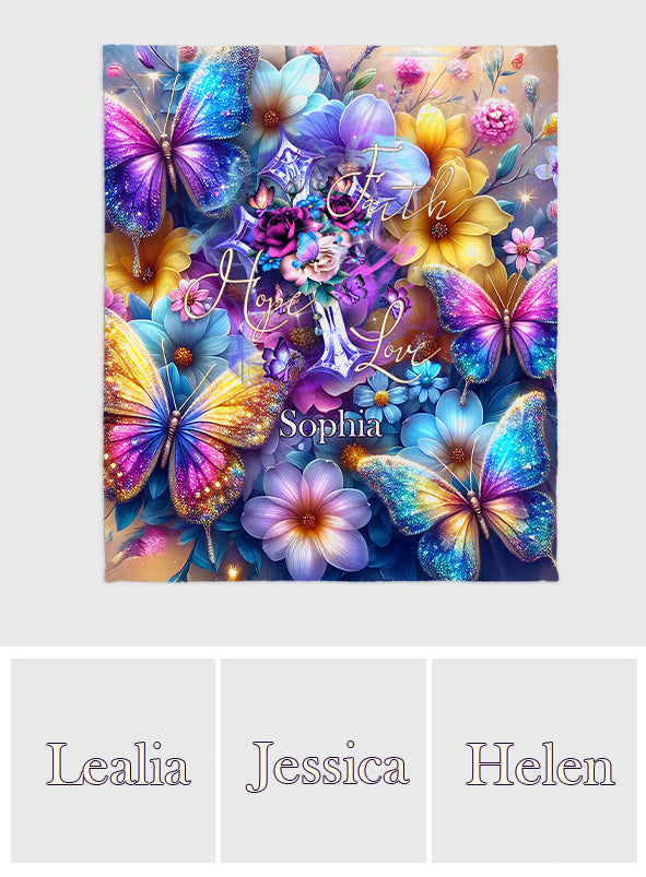 My Lord and Savior - Personalized Christian Blanket