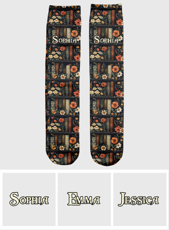 Yes I Do Need All These Books - Personalized Book Socks