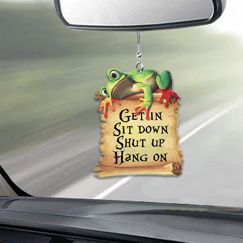 Love Frogs - Frog Car Ornament