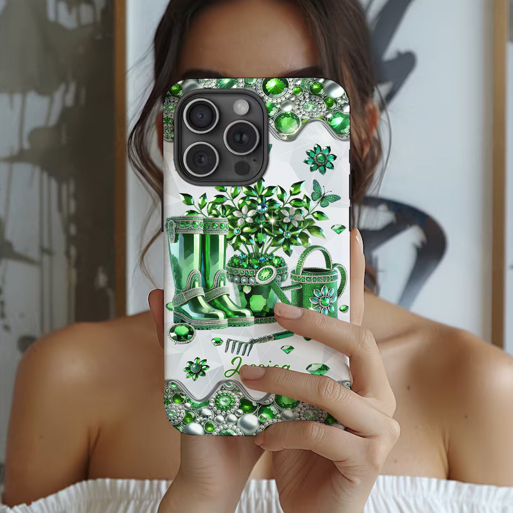Just A Girl Who Loves Gardening - Personalized Gardening Full Print Phone Case