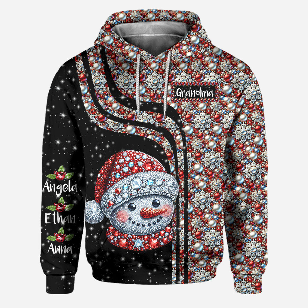 Grandma Snowman - Personalized Grandma Hoodie and Leggings