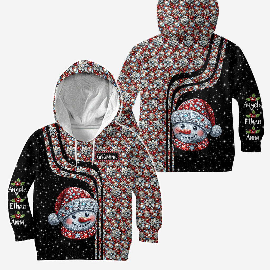 Grandma Snowman - Personalized Grandma Hoodie and Leggings