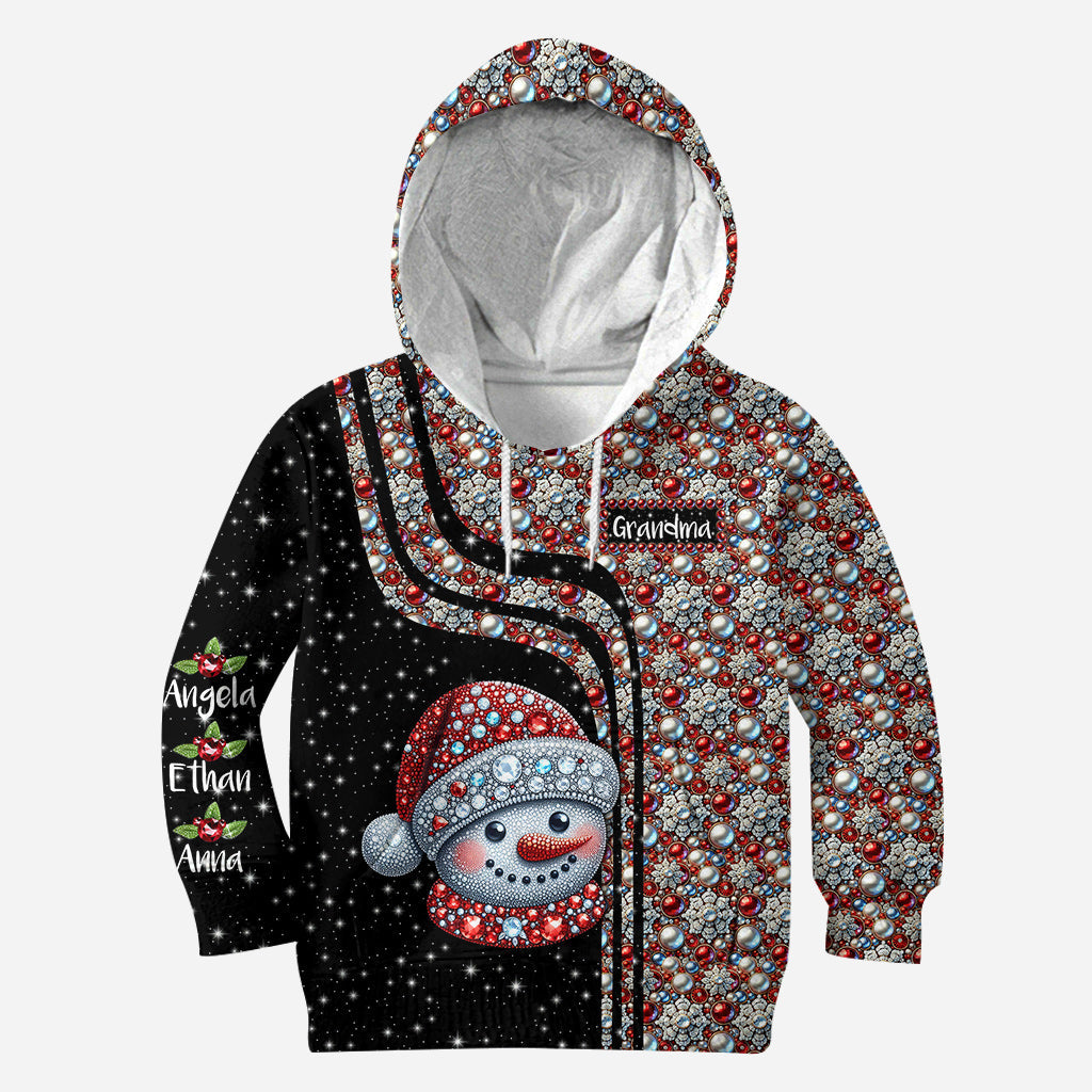 Grandma Snowman - Personalized Grandma Hoodie and Leggings