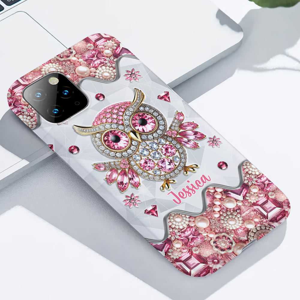 Just A Girl Who Loves Owls - Personalized Owl Full Print Phone Case