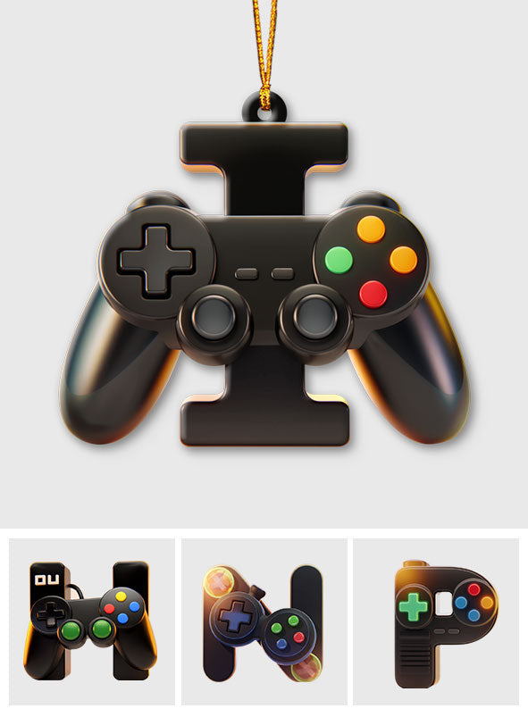 Gaming Alphabet - Personalized Kid Ornament