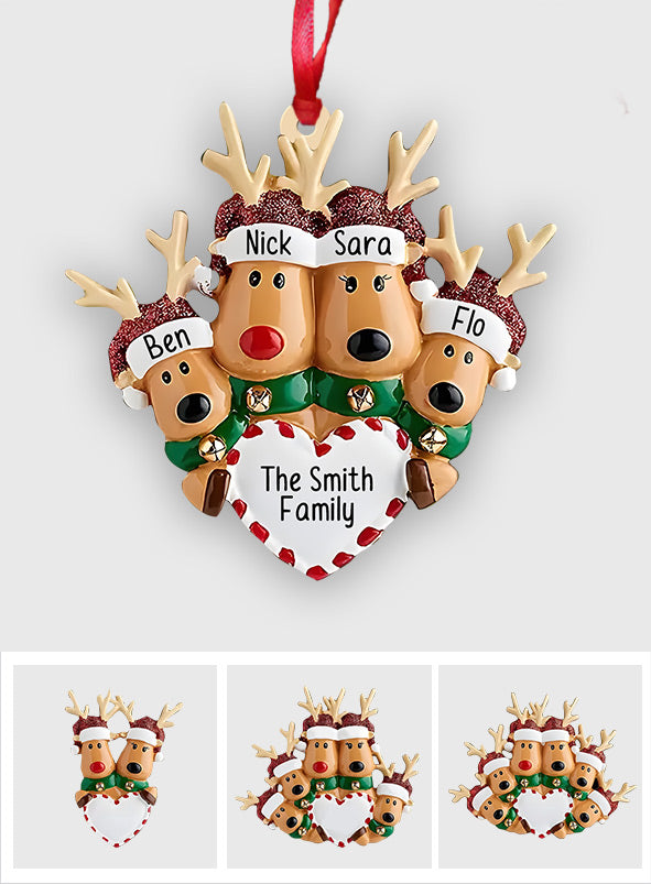Happy Family - Personalized Family Ornament