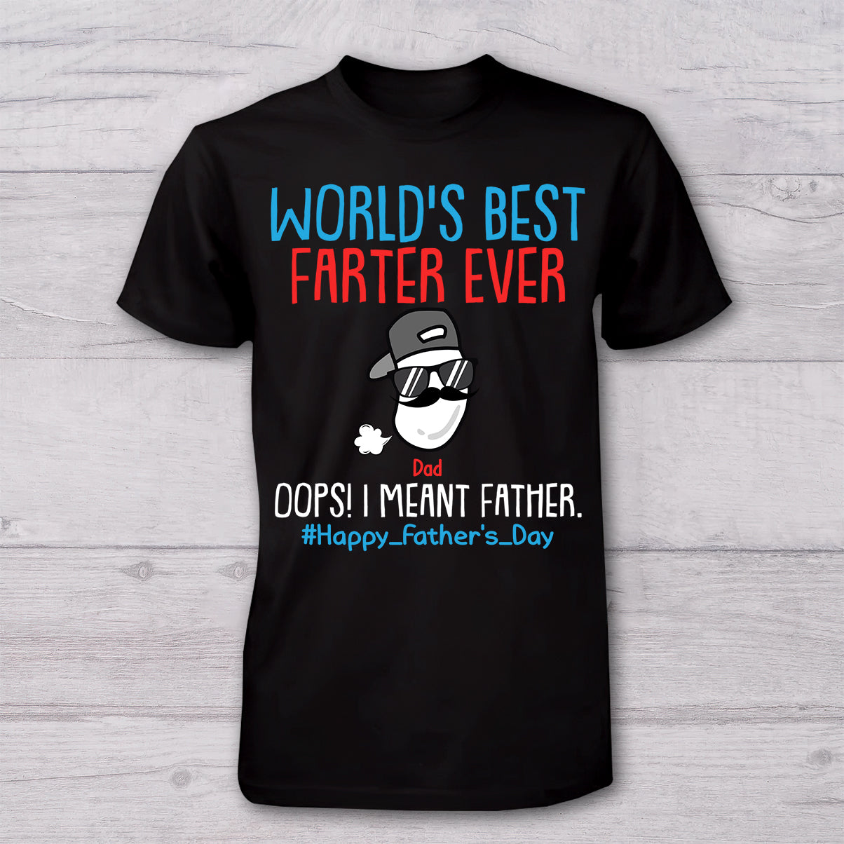 World's Best Farter In Training Farter - Personalized Father T-shirt And Baby Onesie