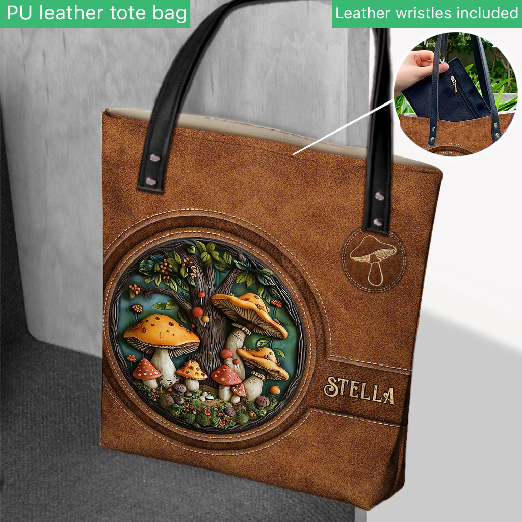 Mushroom Garden - Personalized Mushroom Tote Bag