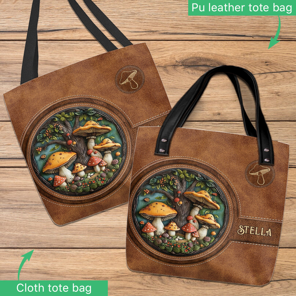 Mushroom Garden - Personalized Mushroom Tote Bag