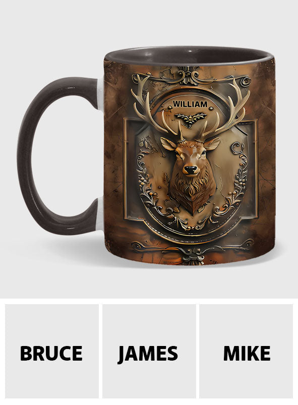 Deer Hunter - Personalized Hunting Accent Mug