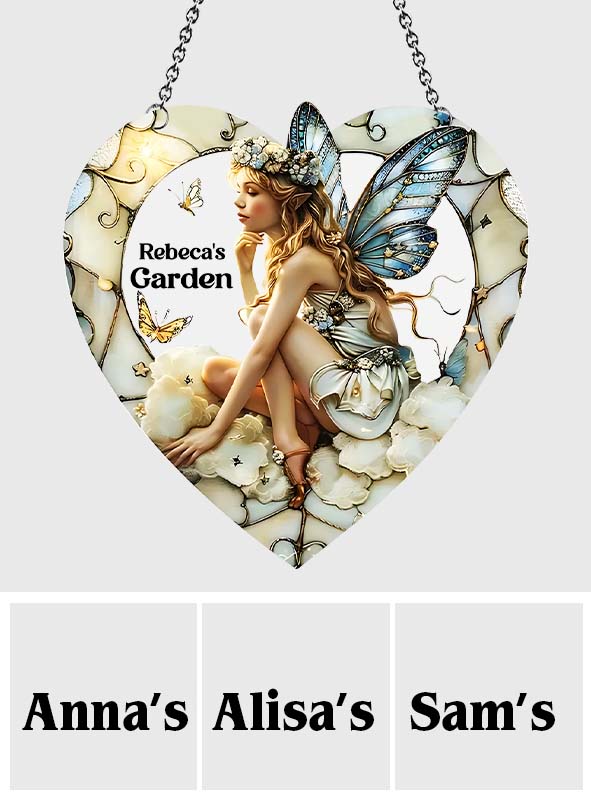 Ihr Garten – Personalisierter Garten-Fensterhänger-Sonnenfänger