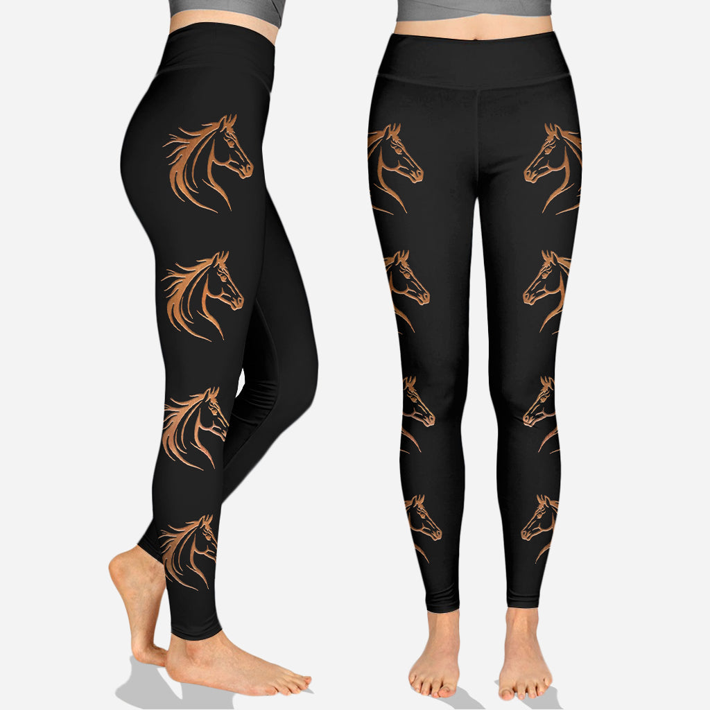 Love Horse - Personalized Horse Hoodie and Leggings