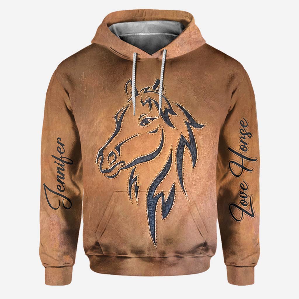 Love Horse - Personalized Horse Hoodie and Leggings