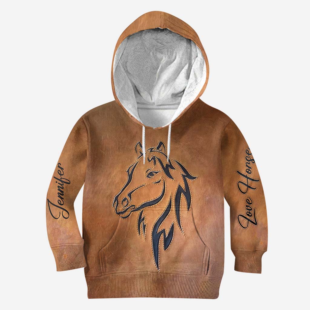 Love Horse - Personalized Horse Hoodie and Leggings