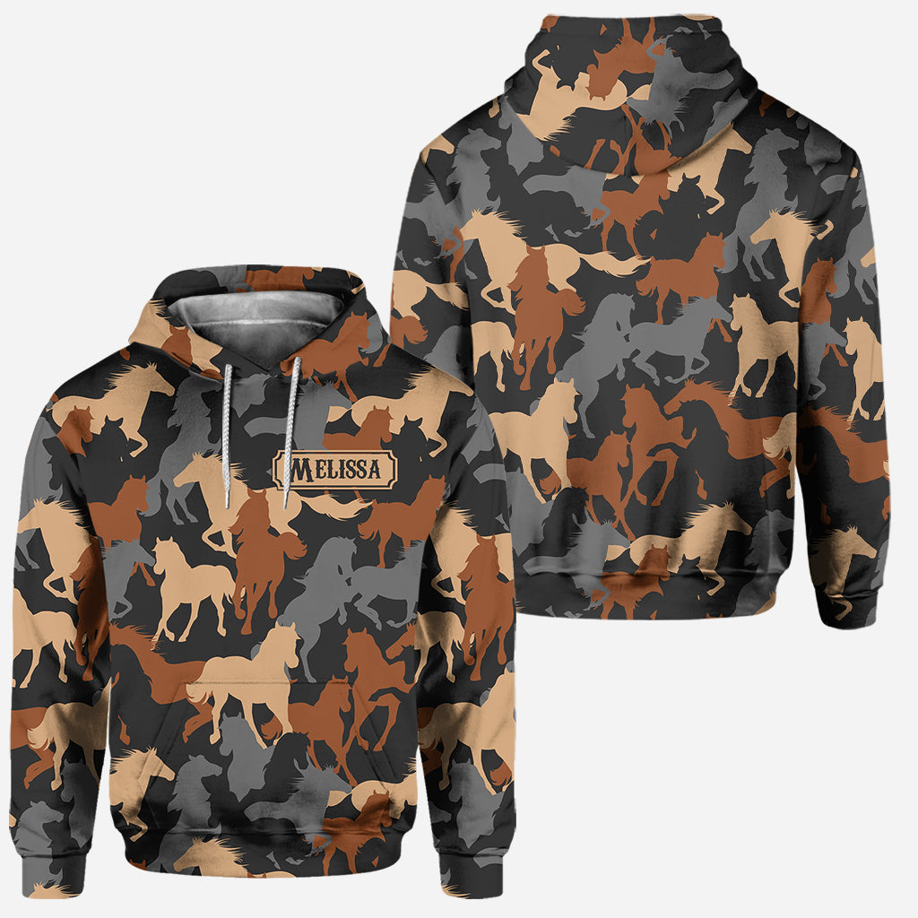 Love Horses - Personalized Horse Hoodie and Leggings