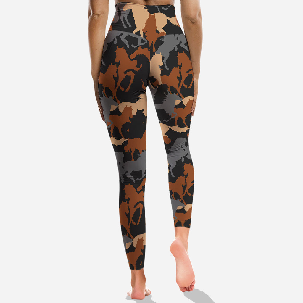 Love Horses - Personalized Horse Hoodie and Leggings