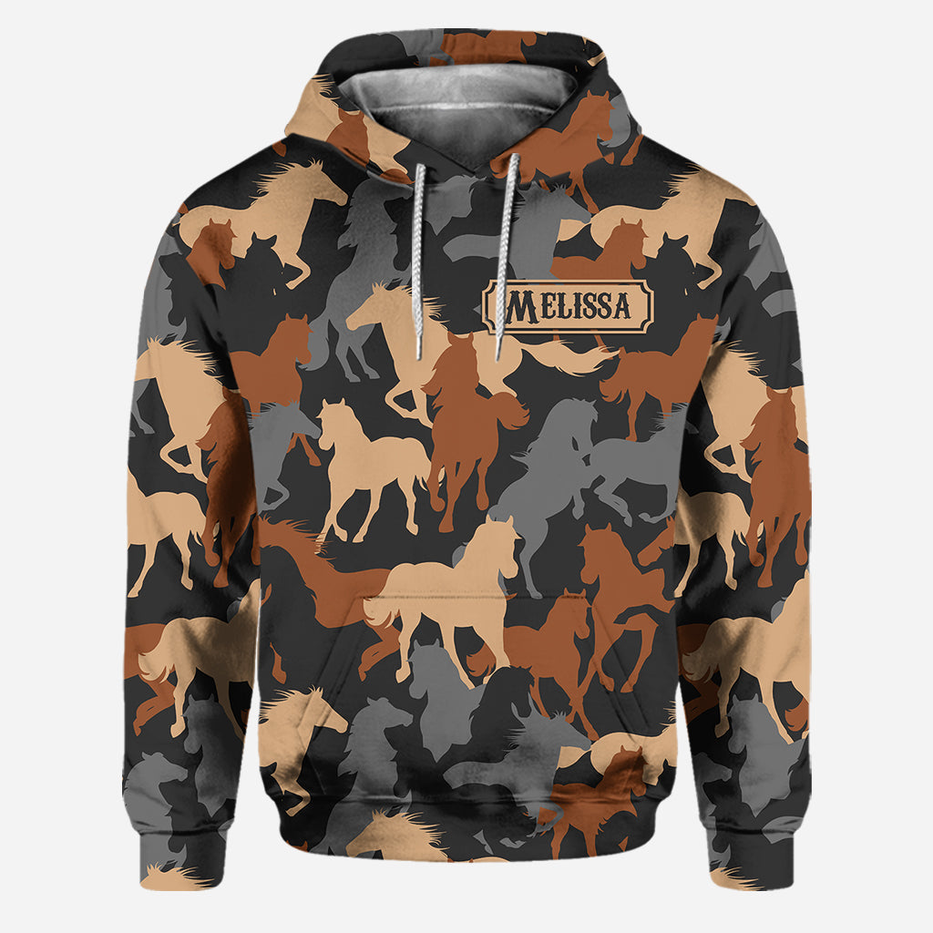 Love Horses - Personalized Horse Hoodie and Leggings