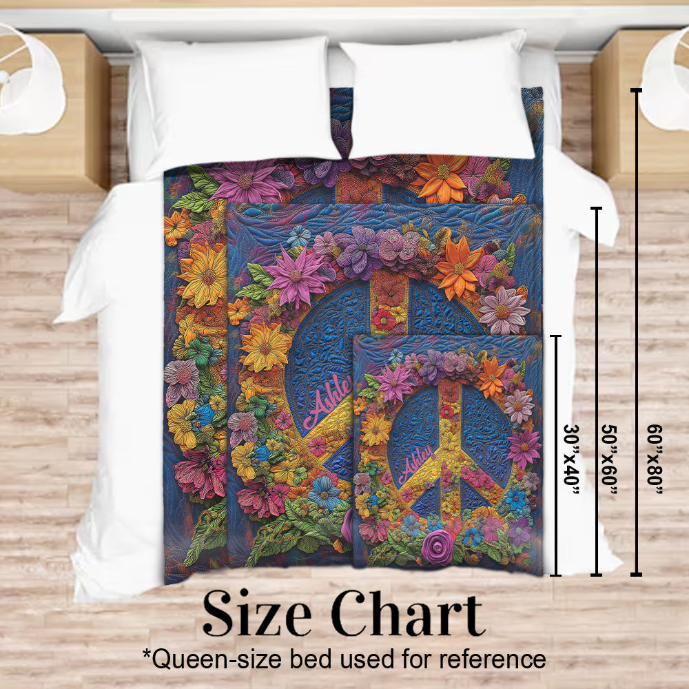 Hippie Soul - Personalized Hippie Blanket