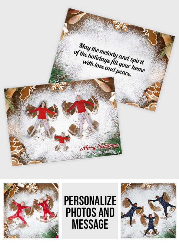 Merry Christmas - Personalized Family Greeting Card